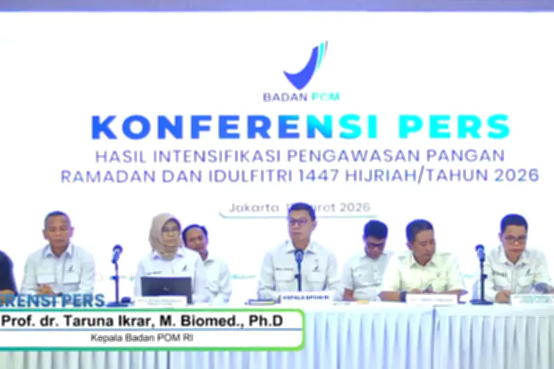 BPOM Temukan 108 Sampel Takjil Berbahaya Jelang Lebaran 2026