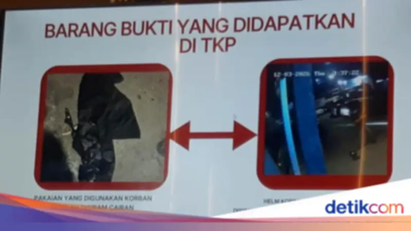Bukti Kekejaman Penyiraman Air Keras ke Andrie Yunus: Helm Melepuh, Baju Meleleh