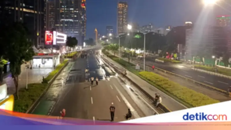 Car Free Night Malam Takbiran: Sudirman-Thamrin Ditutup Mulai 18.00 WIB