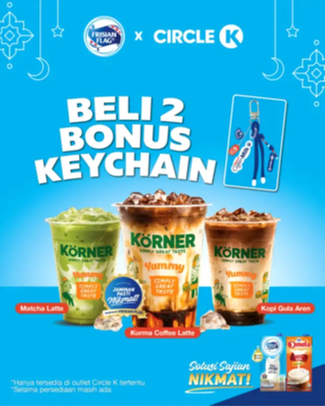Circle K Indonesia Hadirkan Promo Beli 2 Minuman KÖRNER Dapat Keychain Eksklusif