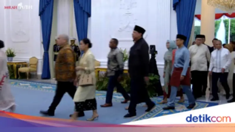 CT dan Anita Tanjung Hadiri Halalbihalal Prabowo di Istana Merdeka Jakarta