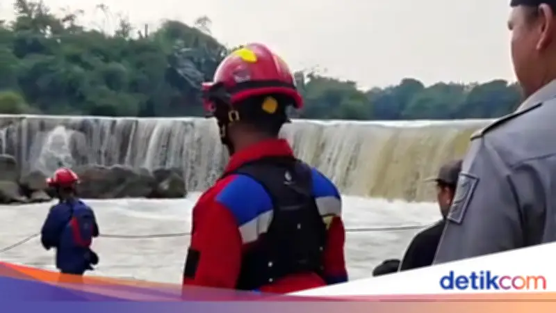 Dua Remaja Tenggelam di Curug Parigi Bogor Usai Terpeleset Saat Menyeberang