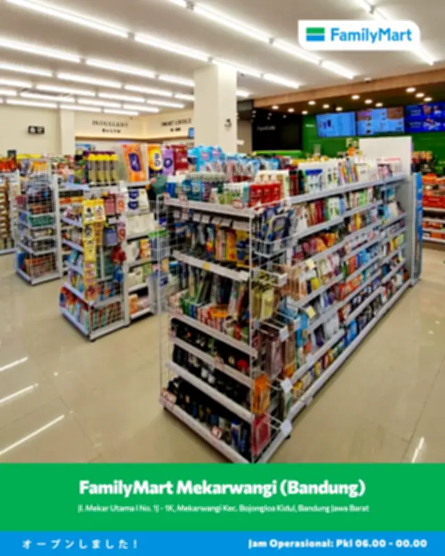 FamilyMart Buka Cabang Baru di Bandung, Tawarkan Promo Grand Opening Spesial