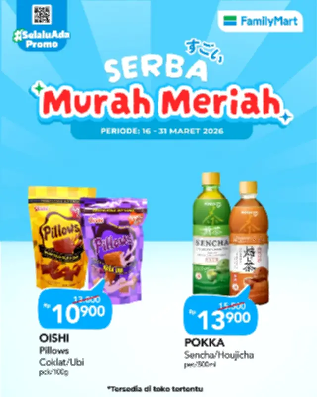 FamilyMart Indonesia Hadirkan Promo Diskon Serba Murah Meriah di Bulan Maret