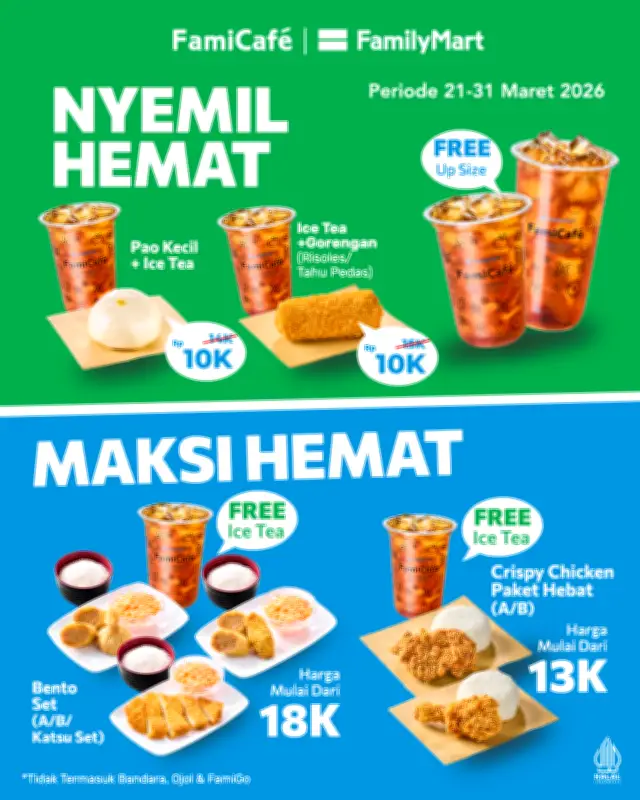 FamilyMart Luncurkan Promo Diskon Makanan dan Minuman Hingga Akhir Maret 2026