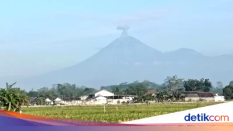 Gunung Semeru Erupsi Kembali, Awan Panas Guguran Capai 3.500 Meter