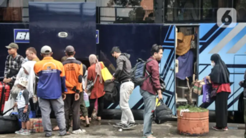Harga Tiket Bus dari Jakarta Naik Jelang Lebaran 2026, Terminal Kampung Rambutan Ramai