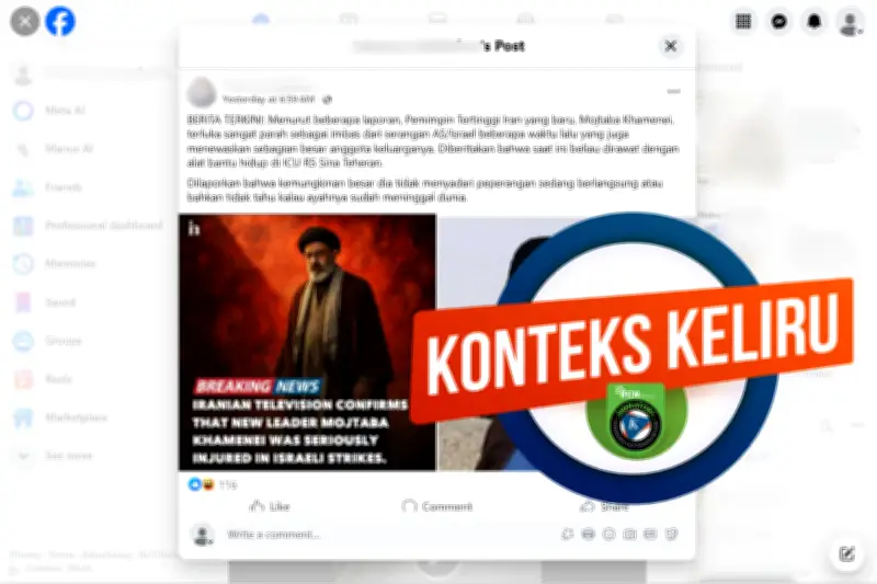 Iran Bantah Kabar Pemimpin Tertinggi Baru Terluka Parah Akibat Serangan AS-Israel