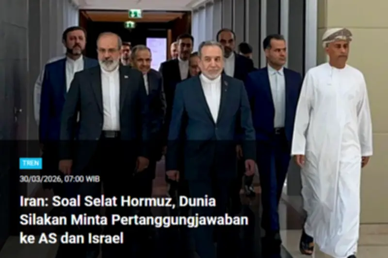 Iran Tuding AS Akar Krisis Asia Barat, 2.000 Kapal Tertahan di Selat Hormuz