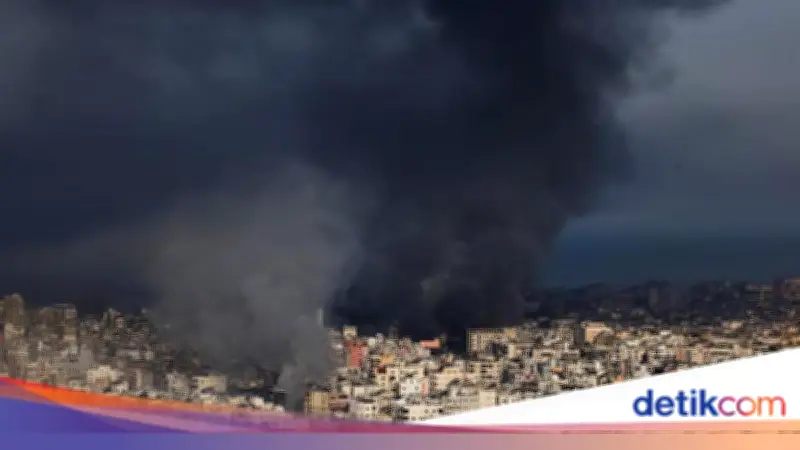 Israel Gempur Beirut Targetkan Hizbullah, Tewaskan Pejabat Hamas dalam Serangan Udara