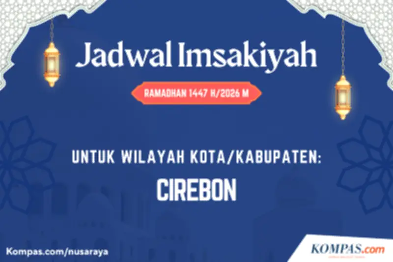 Jadwal Imsakiyah Cirebon Hari Ini: Waktu Imsak hingga Buka Puasa