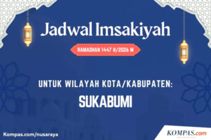 Jadwal Imsakiyah Ramadhan 1447 H untuk Sukabumi Dirilis Kemenag