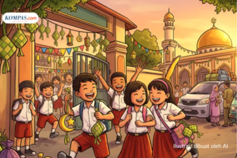 Jadwal Libur Sekolah Lebaran 2026: Catat Tanggal Lengkap dan Total Harinya