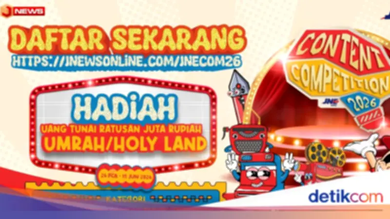 JNE Content Competition 2026 Dibuka, Hadiah Ratusan Juta hingga Umrah