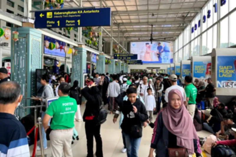 KAI Proyeksikan Puncak Arus Balik ke Jakarta Terjadi pada H+3 Lebaran 2026
