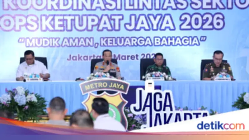 Kapolda Metro Jaya Pimpin Rakor Operasi Ketupat untuk Amankan Mudik Lebaran 2026