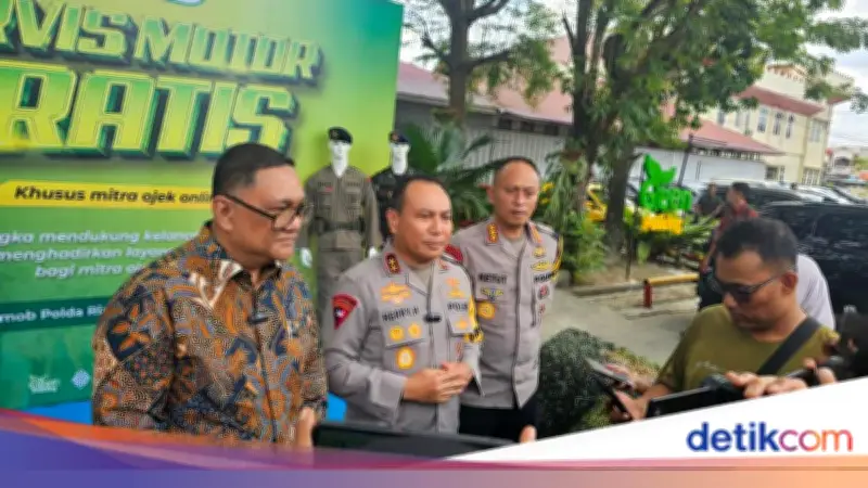 Kapolda Riau Buka Bengkel Gratis untuk Ojol, Jadikan Mereka Mata-Telinga Polri