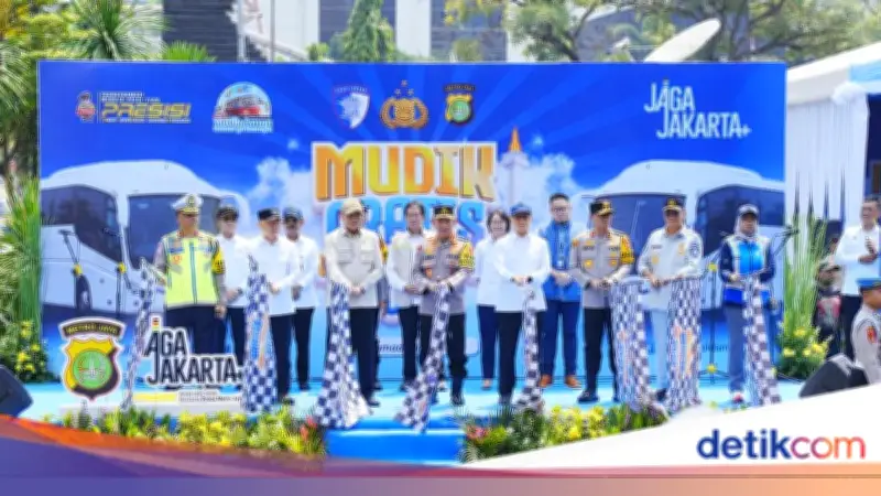 Kapolri Lepas Ribuan Pemudik Gratis, Tegaskan Keamanan Mudik 2026