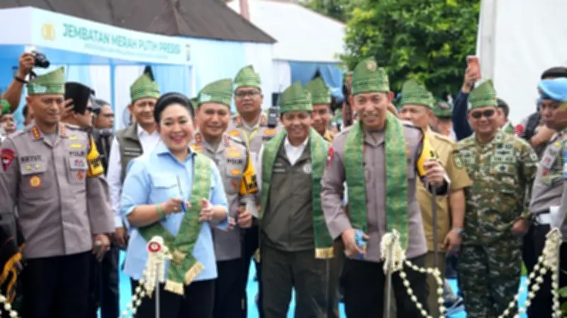 Kapolri Resmikan Jembatan Merah Putih Presisi di Riau, Permudah Mobilitas Warga