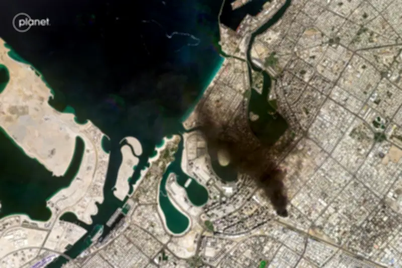 Kebakaran Dekat Konsulat AS di Dubai Dipicu Insiden Drone, Tak Ada Korban