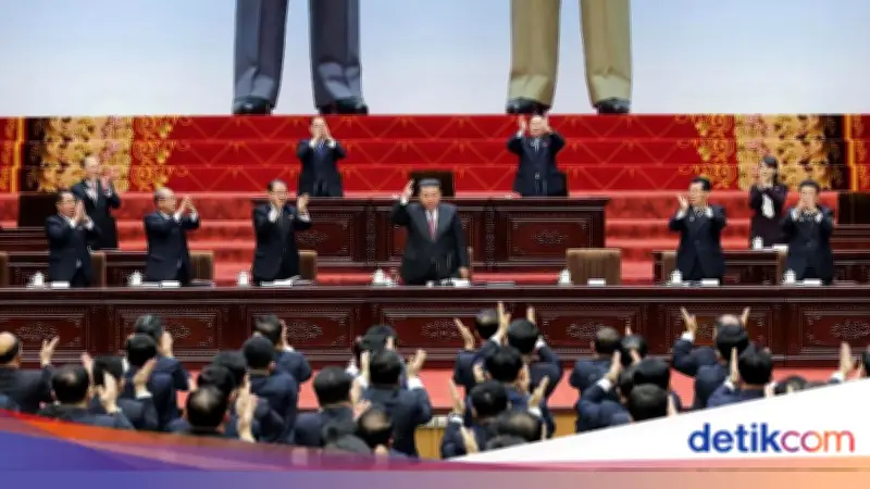 Kim Jong Un Kembali Terpilih sebagai Presiden Korut dengan Dukungan 99,9% Suara