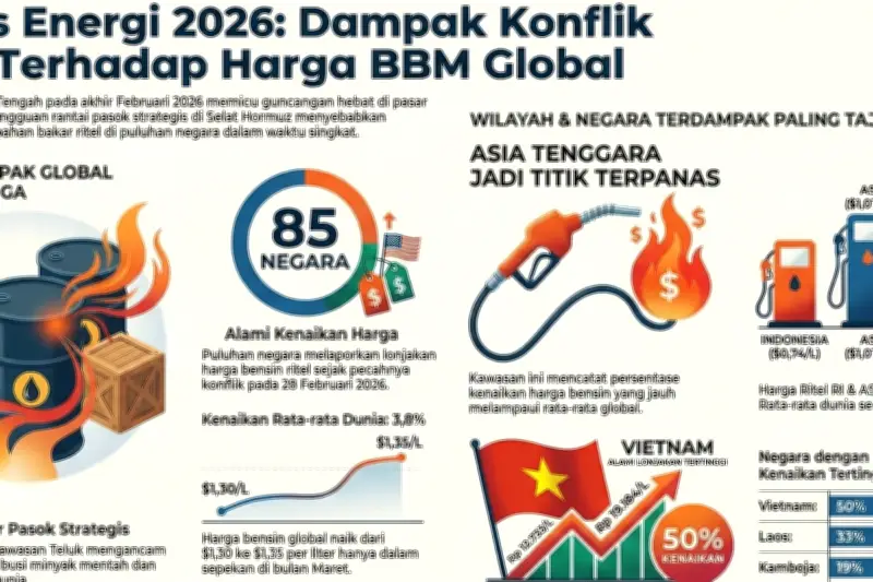 Konflik Timur Tengah Picu Lonjakan Harga BBM di 85 Negara, Pengguna Kendaraan Tertekan