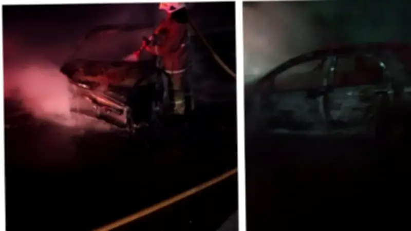 Kronologi Lengkap Mobil HR-V Terbakar di Tol Jagorawi Usai Gagal Nyalip dan Tabrak Tronton