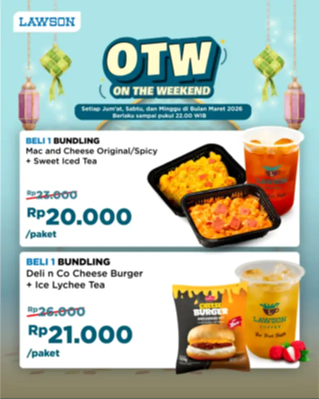 Lawson Indonesia Luncurkan Promo Akhir Pekan Maret 2026, Diskon Bundling Makanan dan Minuman