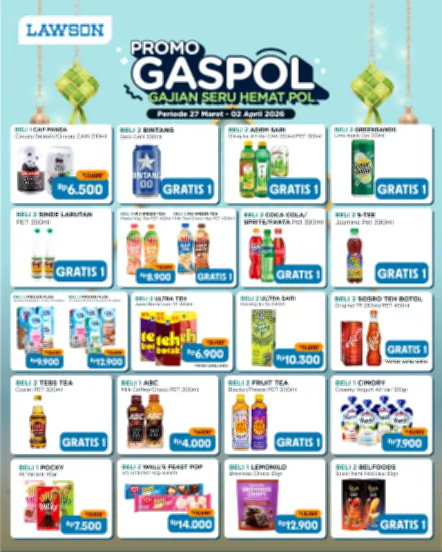 Lawson Station Indonesia Gelar Promo Spesial di Seluruh Gerai, Kecuali Bandara