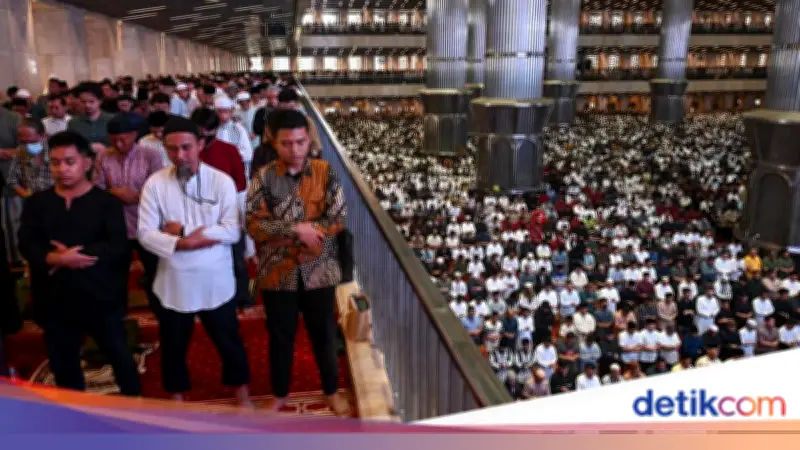 Menag: Lebih dari 500 Ribu Jemaah Salat Id di Masjid Istiqlal Pagi Ini