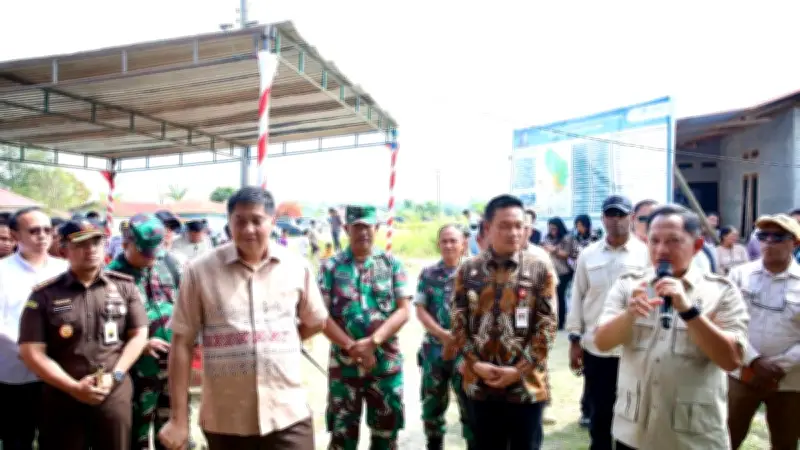 Mendagri dan Menteri PKP Tinjau BSPS di Humbahas, Target Perbaikan Rumah di Sumut Melonjak