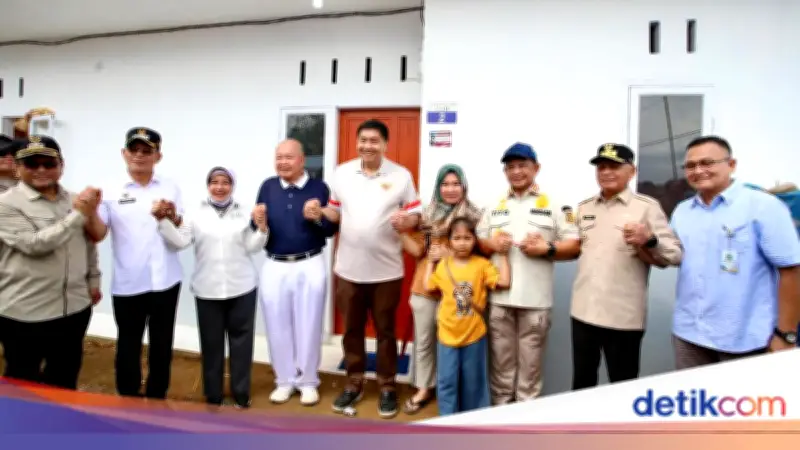 Mendagri Serahkan 120 Huntap ke Korban Bencana Tapsel, Puji Kesigapan Bupati