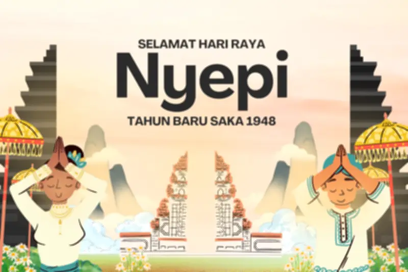 Pemerintah Tetapkan Hari Raya Nyepi 2026 Jatuh pada 19 Maret