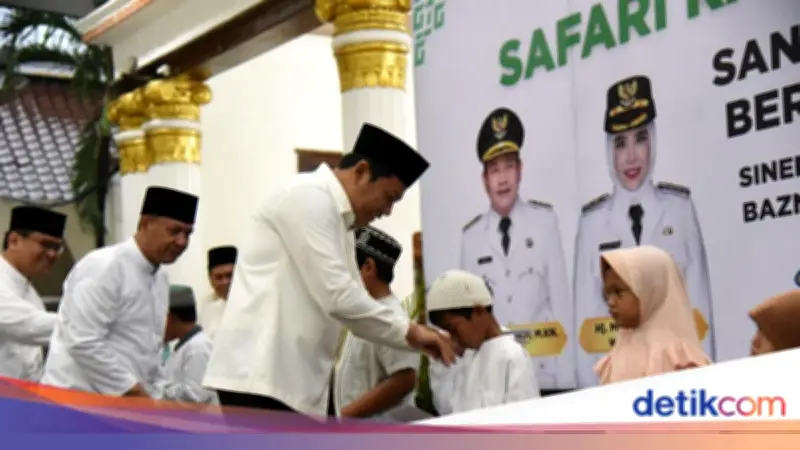 Pemkab Sidoarjo dan Baznas Santuni 1.000 Anak Yatim dalam Safari Ramadhan