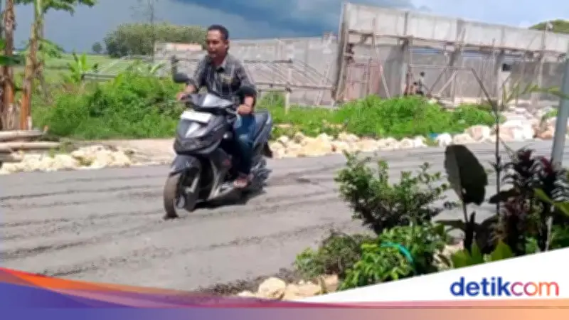 Pemotor di Blora Jadi Tersangka Usai Terjang Jalan yang Baru Dicor