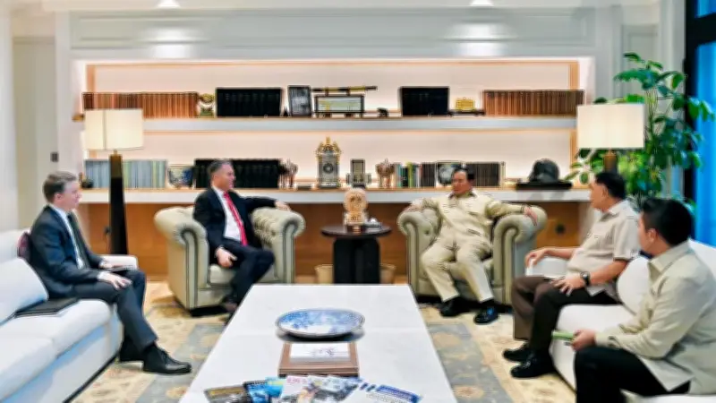 Pertemuan Strategis Prabowo dan Wakil PM Australia Bahas Isu Penting di Kertanegara
