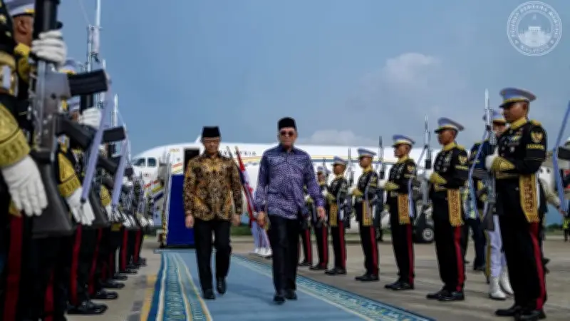 PM Malaysia Anwar Ibrahim Tiba di Jakarta, Bahas Konflik Asia Barat dengan Prabowo