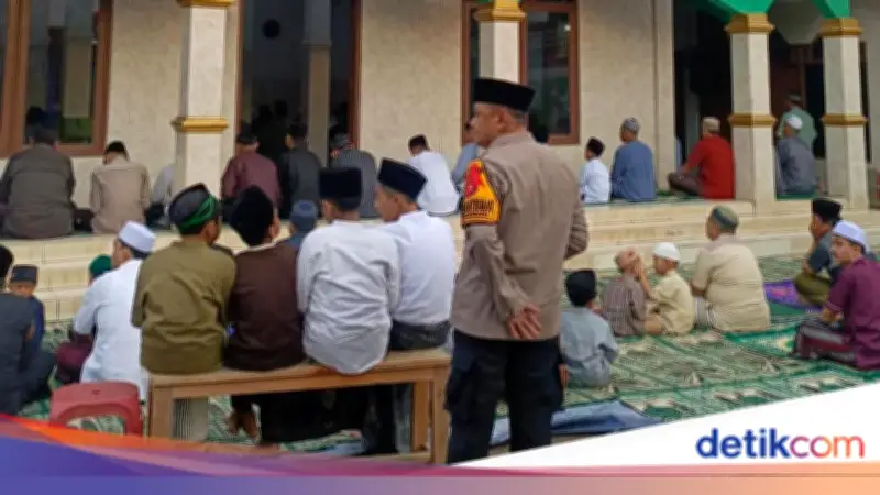 Polisi Amankan Salat Id di Klapanunggal Bogor, Situasi Kondusif