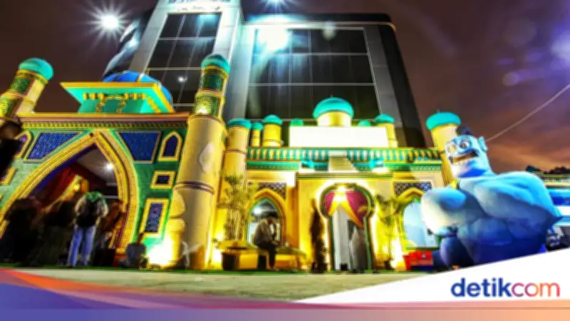 Polres Bogor Sulap Pos Terpadu Gadog dengan Nuansa Timur Tengah Aladin