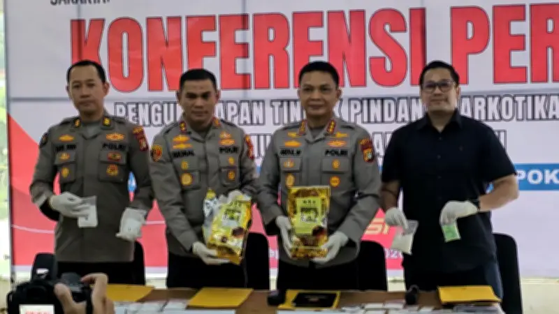 Polres Metro Depok Musnahkan 4 Kg Sabu dan 100 Ekstasi, Gagalkan Peredaran Narkoba