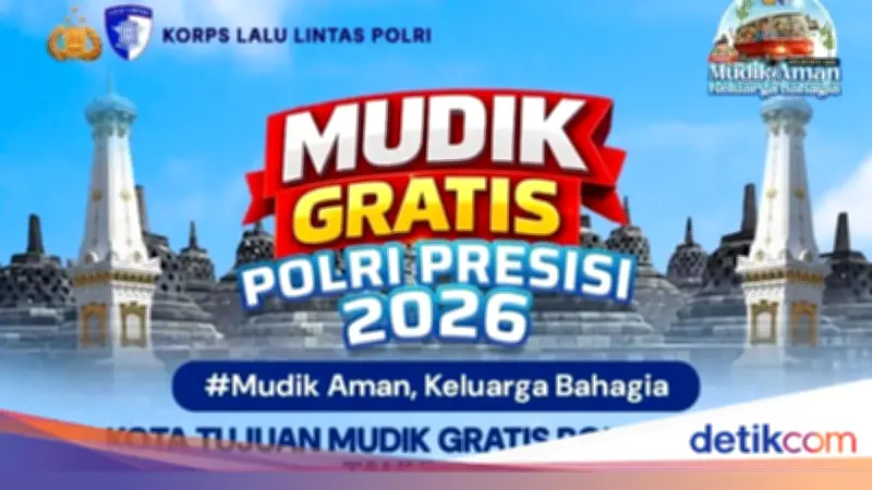 Polri Siapkan Program Mudik Balik Gratis Presisi 2026 untuk Keamanan Arus Balik Lebaran
