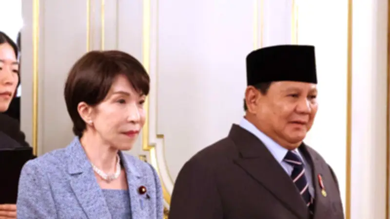 Prabowo Bertemu PM Jepang Sanae Takaichi di Tokyo, Pererat Hubungan Bilateral