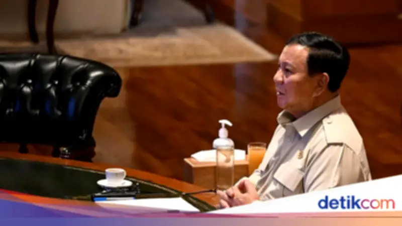 Prabowo Gelar Ratas Virtual Bahas Penyesuaian Kebijakan Ekonomi dan Energi