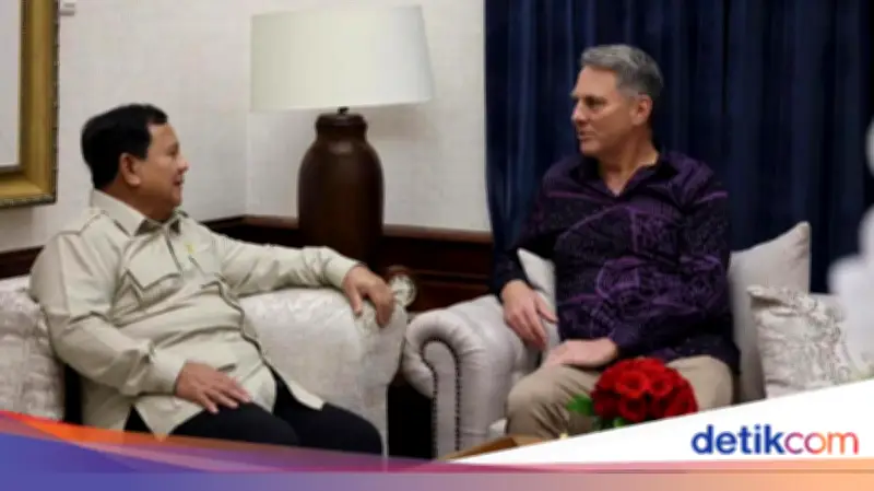 Prabowo Sambut Wakil PM Australia Richard Marles di Kertanegara, Bahas Isu Strategis