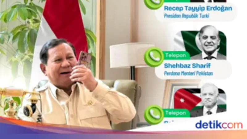 Prabowo Telepon Pemimpin Negara Muslim untuk Silaturahmi Idulfitri
