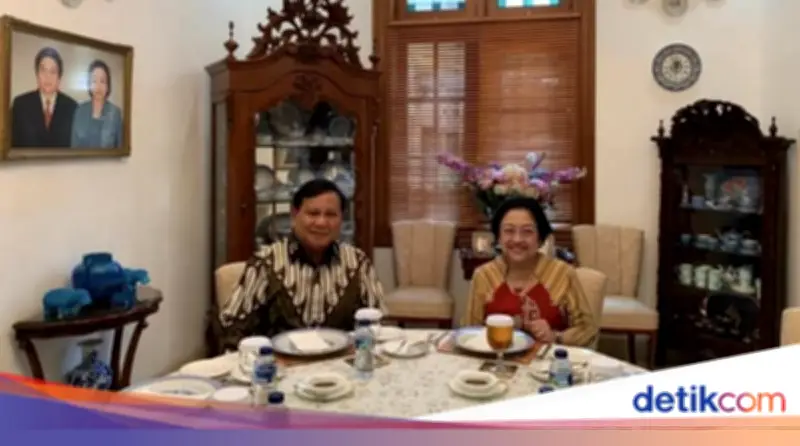 Prabowo Terima Kunjungan Megawati di Istana, Bahas Isu Nasional Secara Hangat