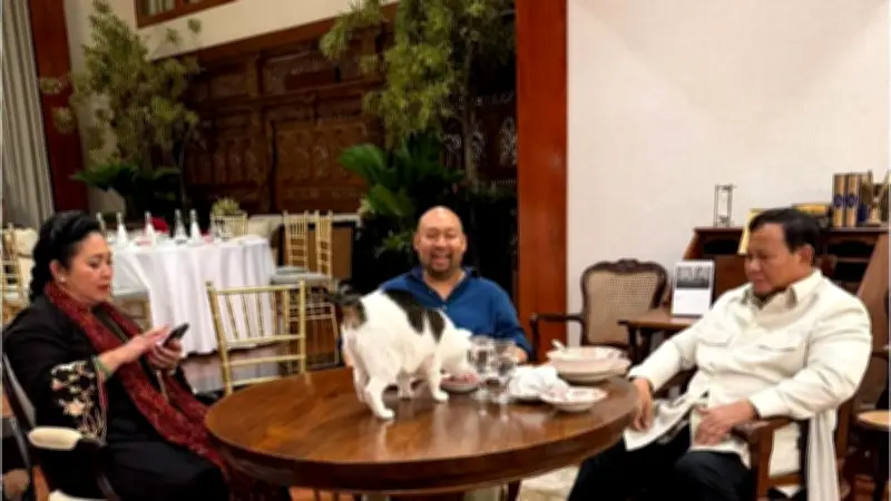 Prabowo Unggah Momen Hangat Bersama Didit dan Titiek Soeharto Jelang Lebaran