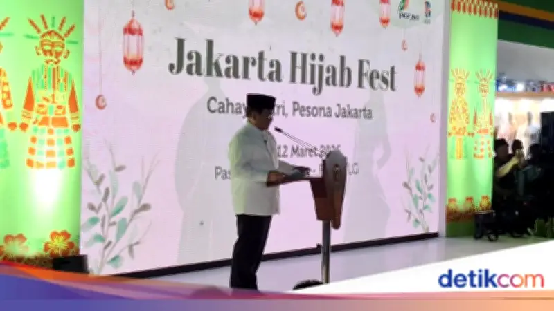 Pramono Buka Jakarta Hijab Festival, Upaya Hidupkan Kembali Tanah Abang