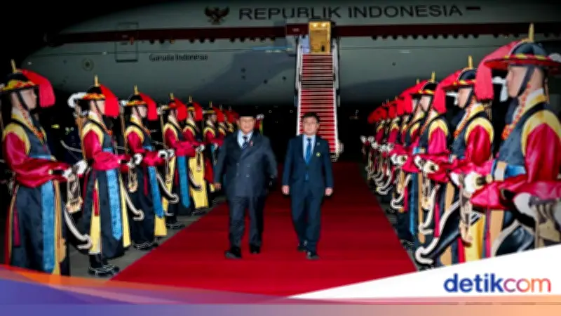 Presiden Prabowo Tiba di Seoul, Akan Bertemu Presiden Korea Selatan Lee Jae Myung