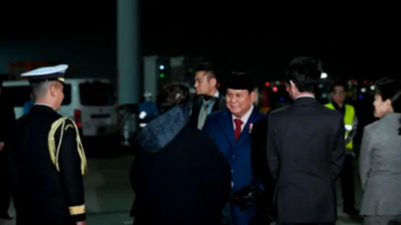 Presiden Prabowo Tiba di Tokyo, Mulai Kunjungan Resmi Perdana ke Jepang